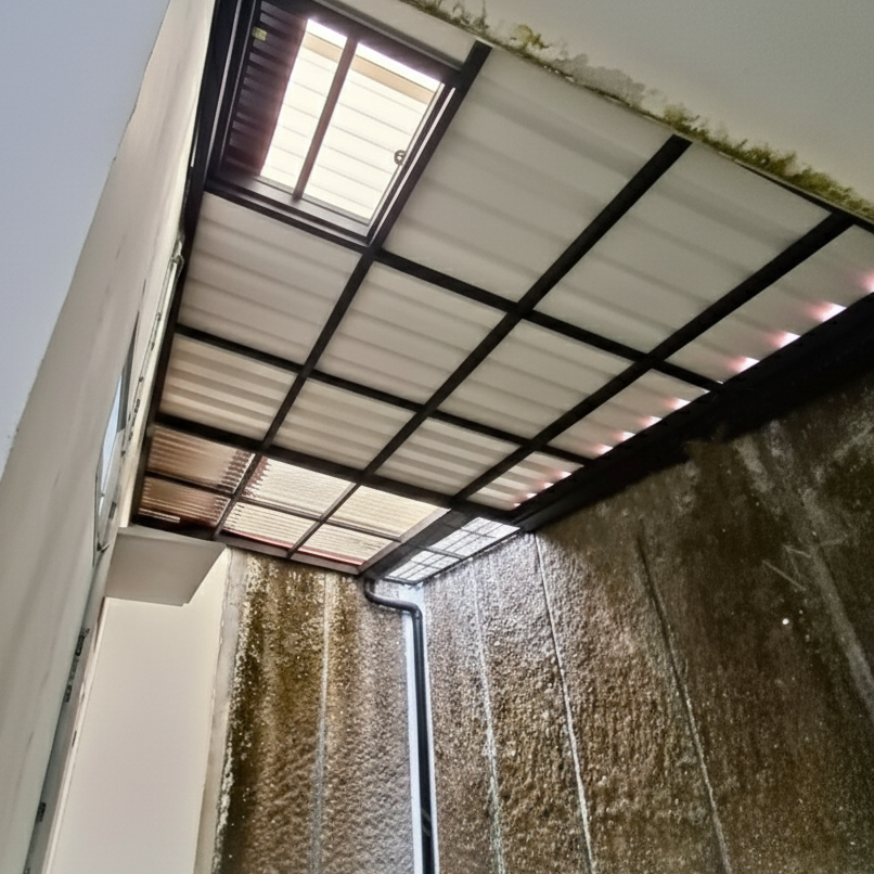 Contoh Atap uPVC Alderon untuk Void